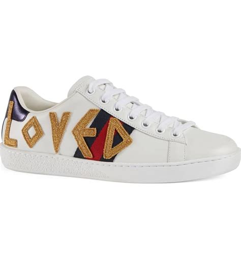 gucci shoes that say love|Gucci ace love stockx.